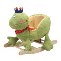 Charming Frog with Crown Rocker