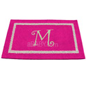 Double Border Initial Rug