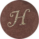 Round Animal Initial Rug