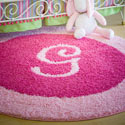 Personalized Round Border Rug