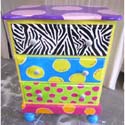 Funky Three Drawer Night Stand