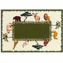 Animal Kingdom Sculpted Rug