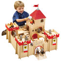 Classic Wooden Castle Play Set