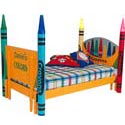 Crayon Twin Bed
