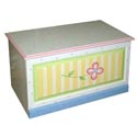 Handpainted Daisy Toybox