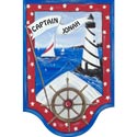 Captain of the Sea Wall Hanging
