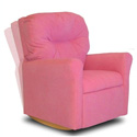 Contemporary Kid's Rocker Recliner