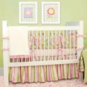 Spring Paisley Crib Bedding Set