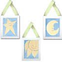 Sun, Moon, and Stars Wall Hangings