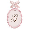 La Petite Fleur Initial Plaque