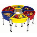 Round Sand and Water Table
