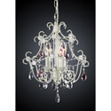 Eleanor Antique White Chandelier