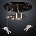 Astronaut Flush Mount Light