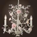 Heritage Three Arm Cream Chandelier