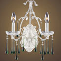 Opulence Antique White Wall Sconce