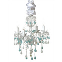 Ava's Aqua Chandelier
