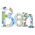 Feelin' Groovy Whimsical  Letters
