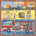 Fire House Stretched Art