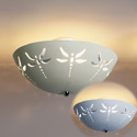 Dragonfly Ceramic Ceiling Light