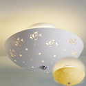 Goldfish Tank Ceramic Ceiling Light