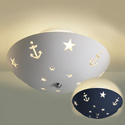 Starlight Anchors Ceramic Ceiling Light
