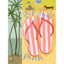 Flip Flops Stretched Art