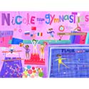 Flipping For Gymnastics Stretched Art