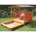 2-in-1 Playhouse 'n Sandbox