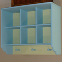 2 Tone Double Wall Shelf