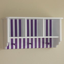 Colorful Stripes Wall Shelf