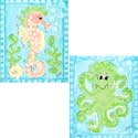 Seahorse and Octopus Wall Art