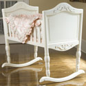 Antique White Cradle