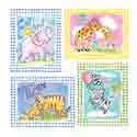 Gingham Animal Wall Art