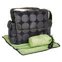 Grey Dot Messenger Bag