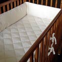 Organic Cradle Bumper with Ties