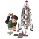 Discovery Spaceship and Lift Off Rocket 