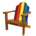 Personalized Multi Colored Adirondack Chair