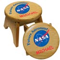 Personalized Future Astronaut Stool