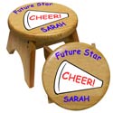 Personalized Cheerleader Stool