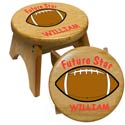 Personalized Football Step Stool