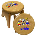 Personalized Kids Wooden Step Stool