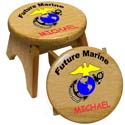 Personalized Marines Stool