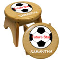 Personalized Future Soccer Star Stool