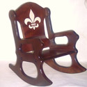 Fleur De Lis Childrens Rocking Chair