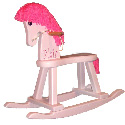 Personalized Pinky Rocking Horse