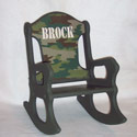 Personalized Camo Rocking Chair