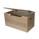 Name Engraved Wooden Toy Box