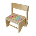 Personalized Flip Back Name Stool