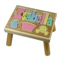 Princess Puzzle Name Stool