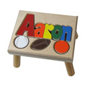 Sports Puzzle Name Stool